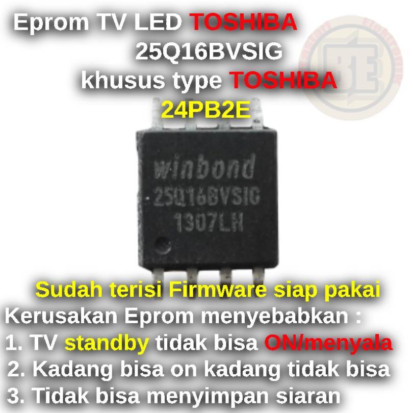 Ic Eprom Firmware TV TOSHIBA 24PB2E