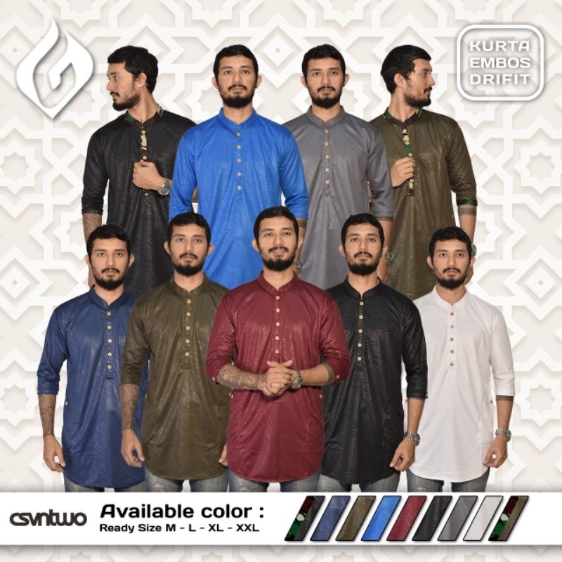 KURTA EMBOS DRIFIT PREMIUM