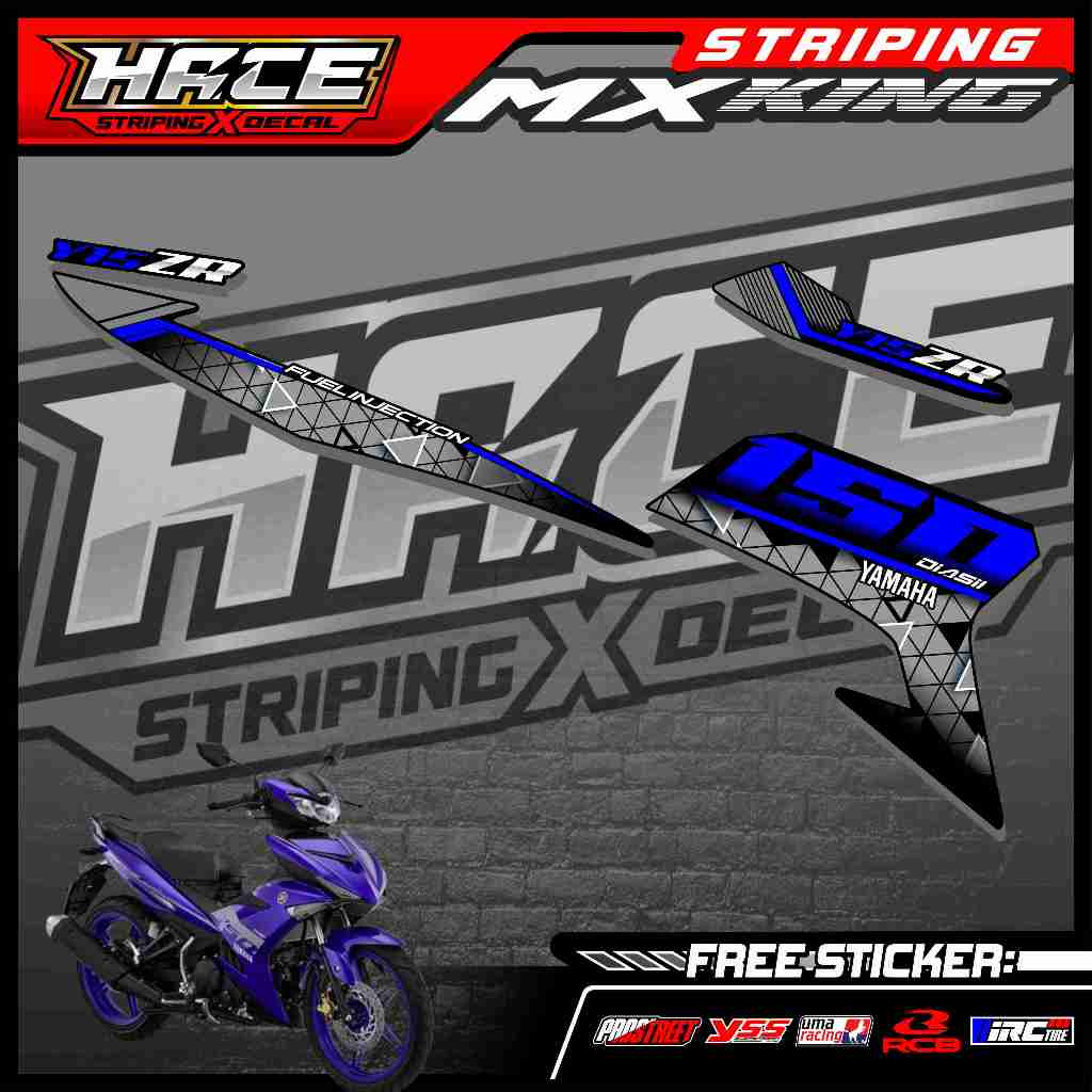 408 STRIPING STICKER JUPITER MX KING - STRIPING STICKER JUPITER MX KING SIMPLE GRAFIK