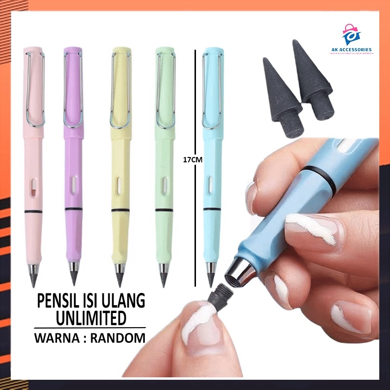 

PENSIL AJAIB UNLIMITED TANPA RAUTAN PENCIL WARNA RANDOM BUAT ANAK SEKOLAH + PENGHAPUS DI DALAM PENSIL WARNA RANDOM / PCS 010