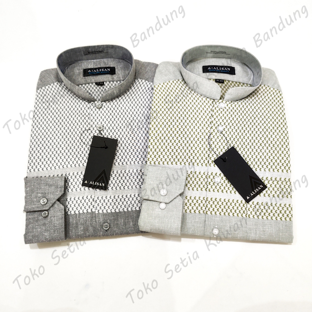 Koko ALISAN Regular Lengan Panjang Fashion Linen ( 00201 )