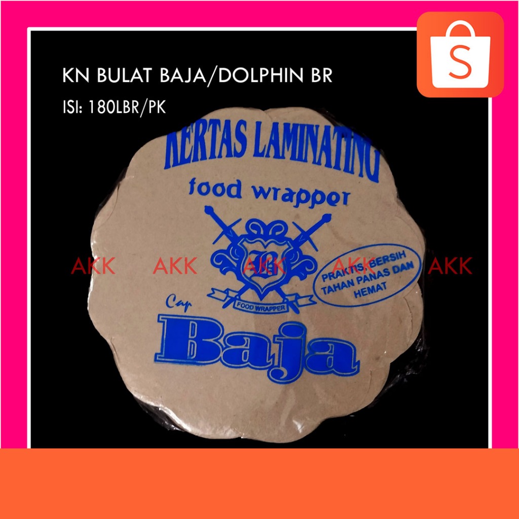 

Kertas Nasi Coklat Bulat Baja Biru (180 Lbr)
