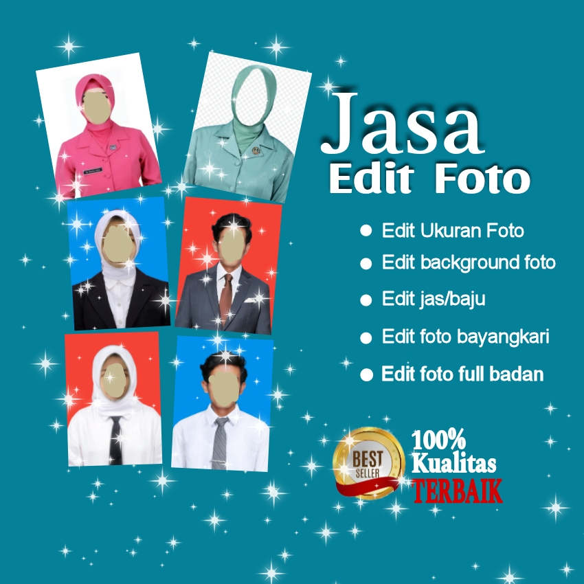 Edit Foto / Edit Foto Formal / Edit Warna Background/ Edit Full Body/Full Badan / Edit Ukuran Foto