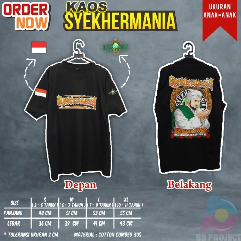 Kaos Anak santri / kaos syekhermania / kaos dekengan pusat / kaos sholawat / kaos keren / kaos viral