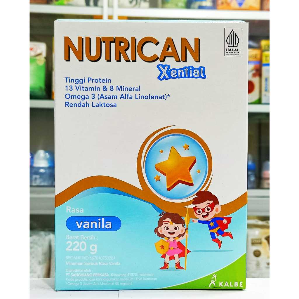 

Susu Nutrican Xential 220GR - Meningkatkan Nafsu Makan Pada Pasian Kanker Anak-Anak