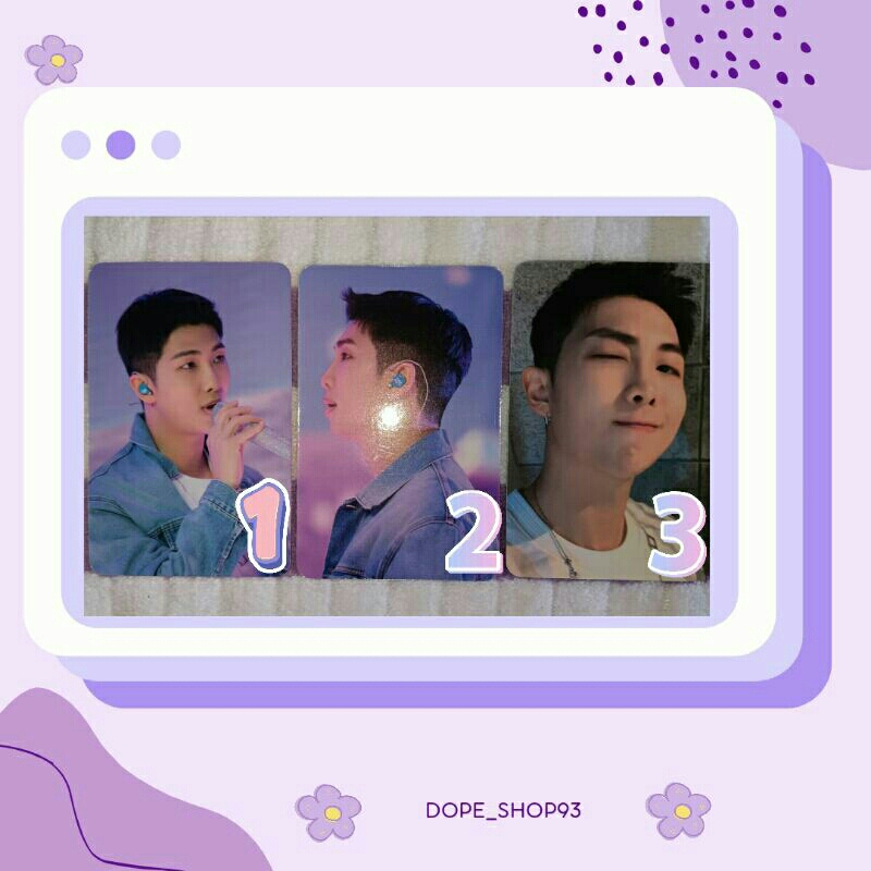 (Ready Stock) Official Photocard Dicon 102 BTS RM