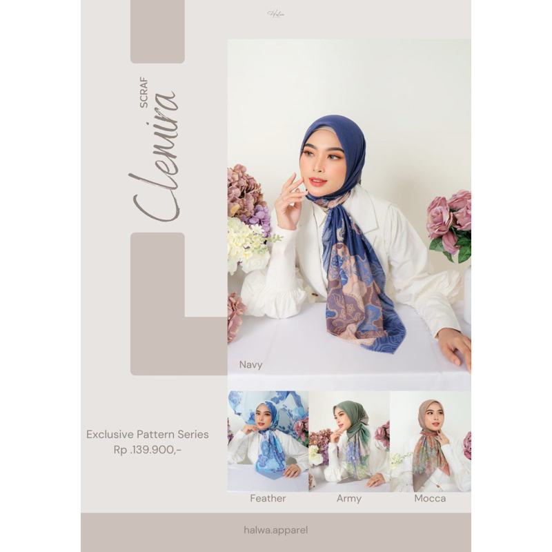 Clemira scarf by Halwa