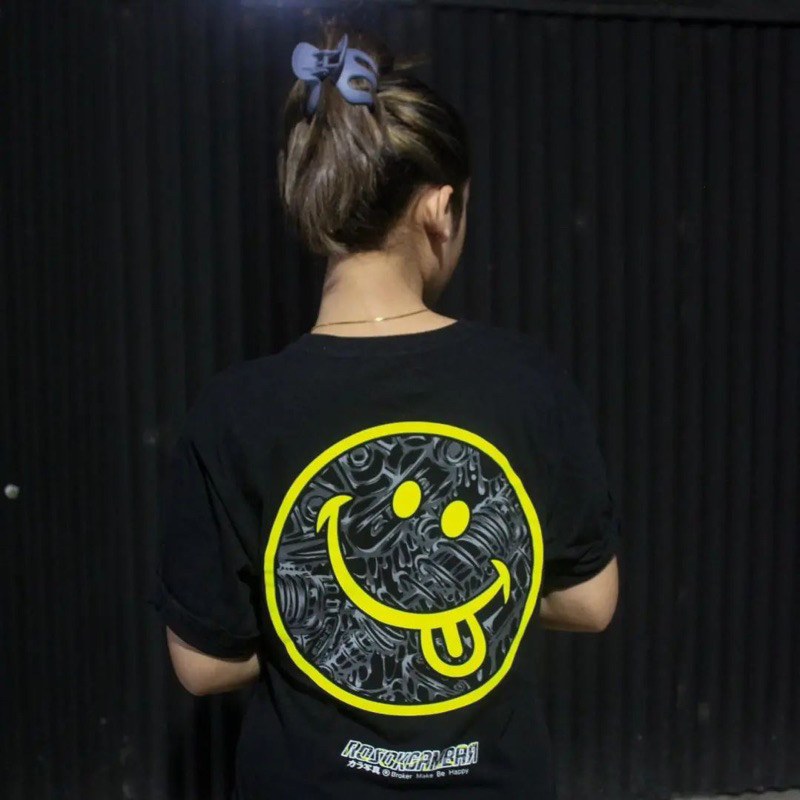 KAOS ROSOK GAMBAR SMILE ORIGINAL