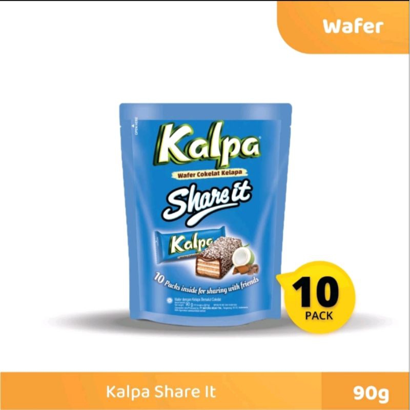 

Kalpa Share It Wafer coklat kelapa 90gram