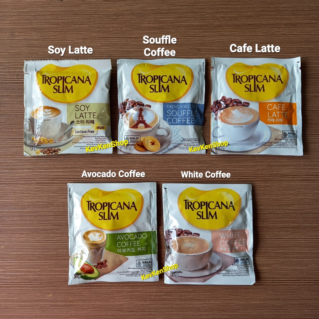 

TROPICANA SLIM Coffee Varian Rasa Kopi Harga per Sachet