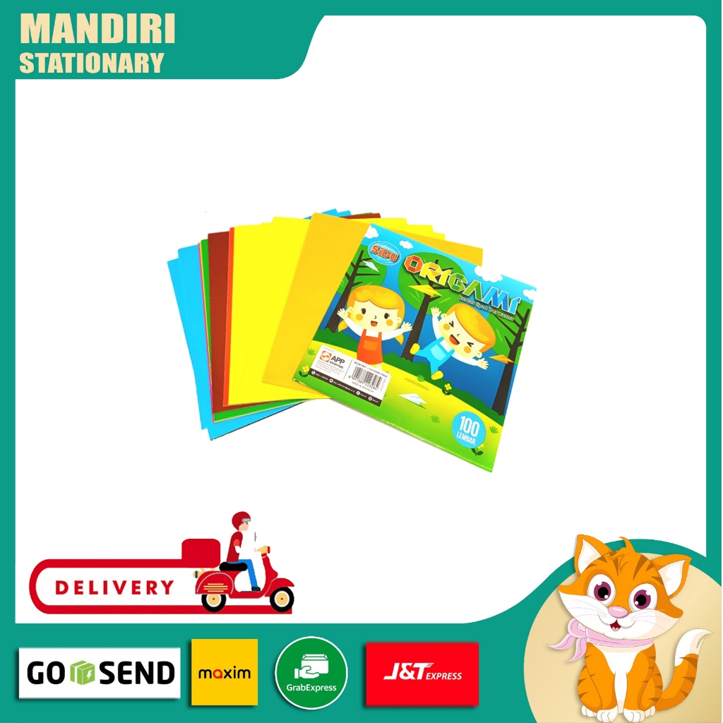 

SIDU - Kertas Warna Origami 14x14 Isi 100 Lembar - Pack