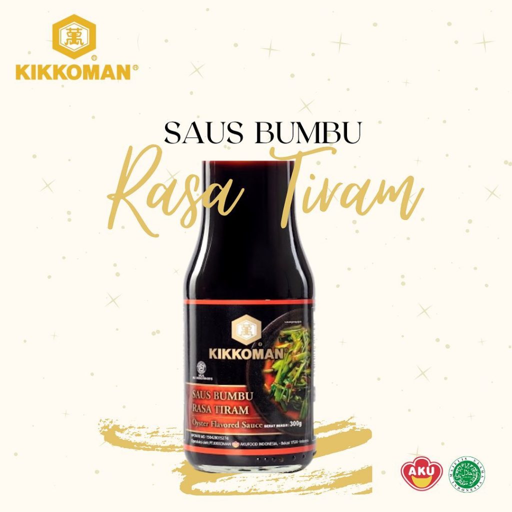 

Kikkoman Saus Tiram Premium Halal - Kikkoman Oyster Sauce 300gr - Saus Tiram Premium