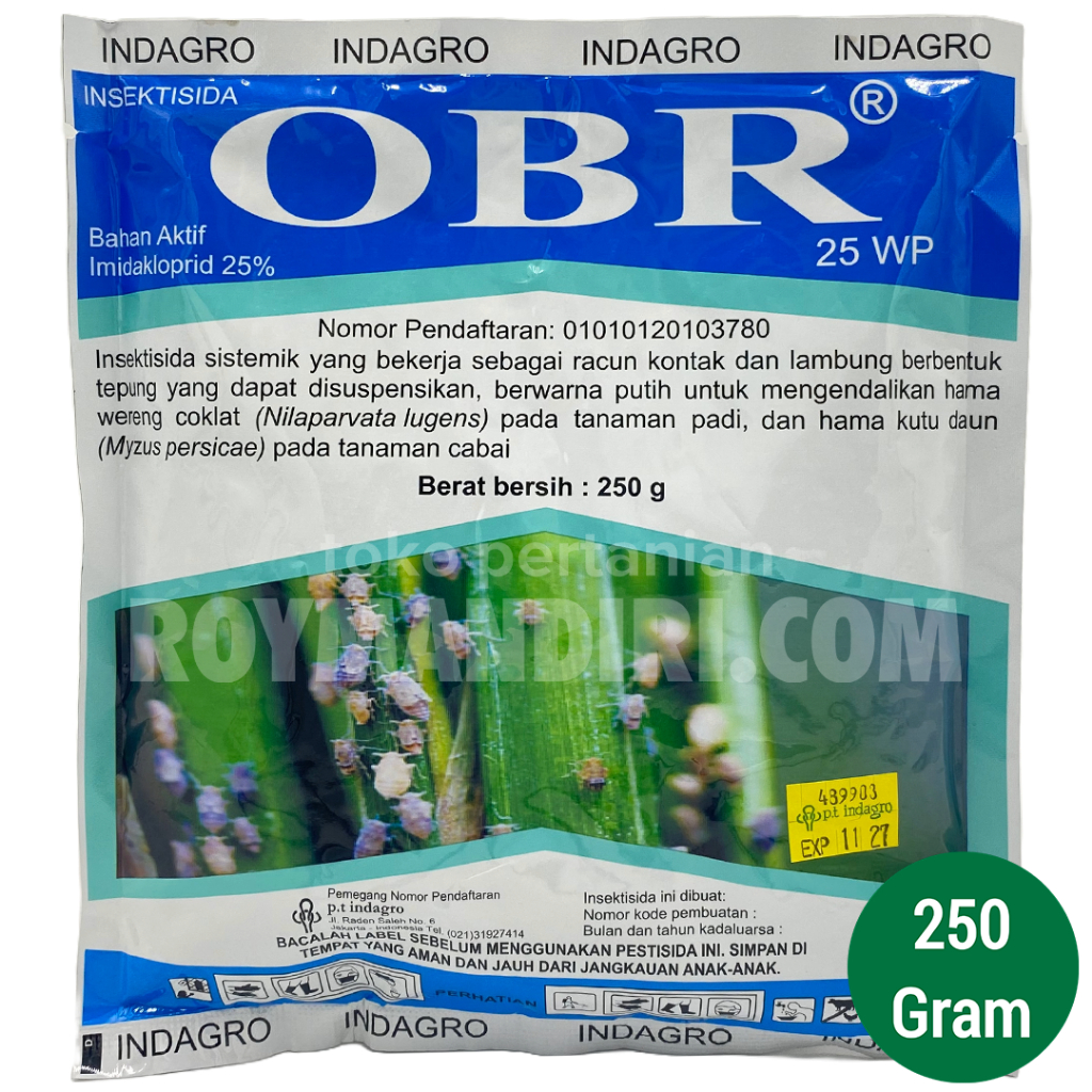 Insektisida OBR 25WP @250 gram