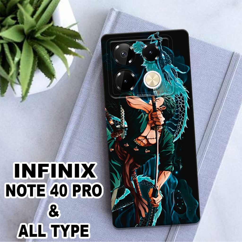 AC7/SOFTCASE PROCAMERA INFINIX NOTE 40 DAN ALL TYPE 40 PRO  MOTIF ANIME ONE PIECE/SOFCASE /SOFT CASE