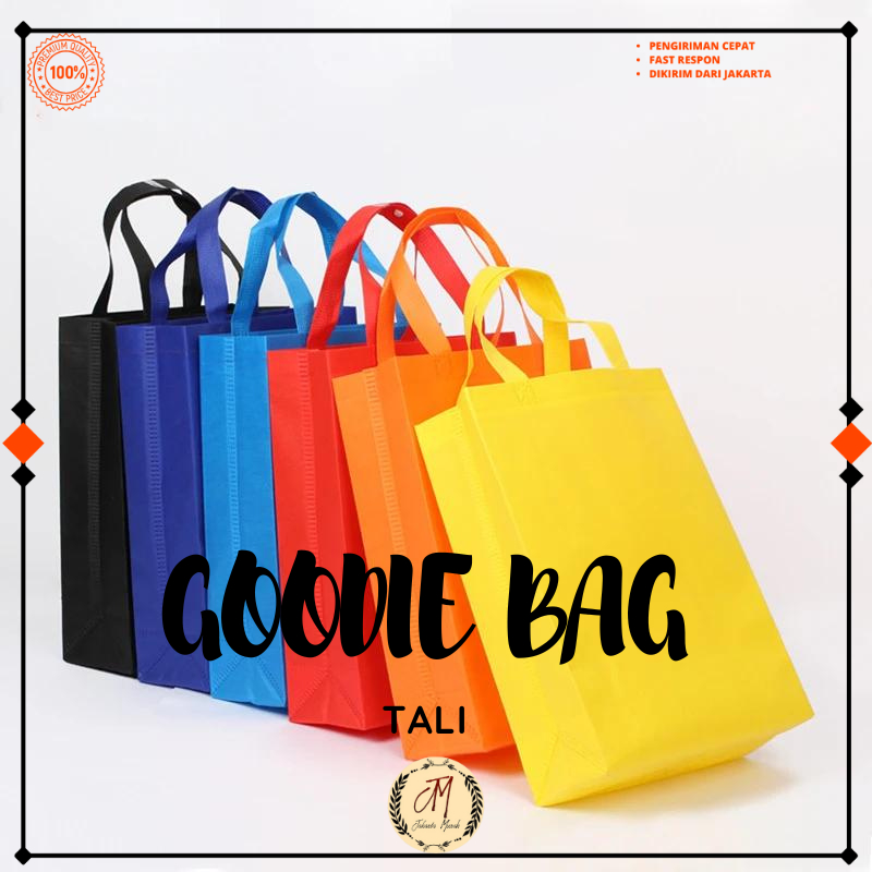 

Goodie Bag Tas Belanja Spunbond Model Tali Handle Kantong Kain JMR