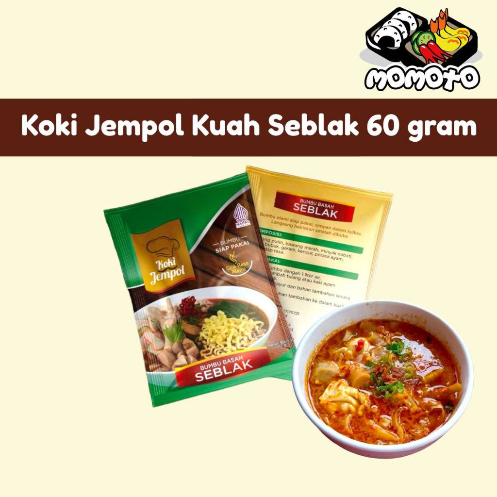 

Koki Jempol Kuah Seblak Instan Bumbu Halal 60 gram