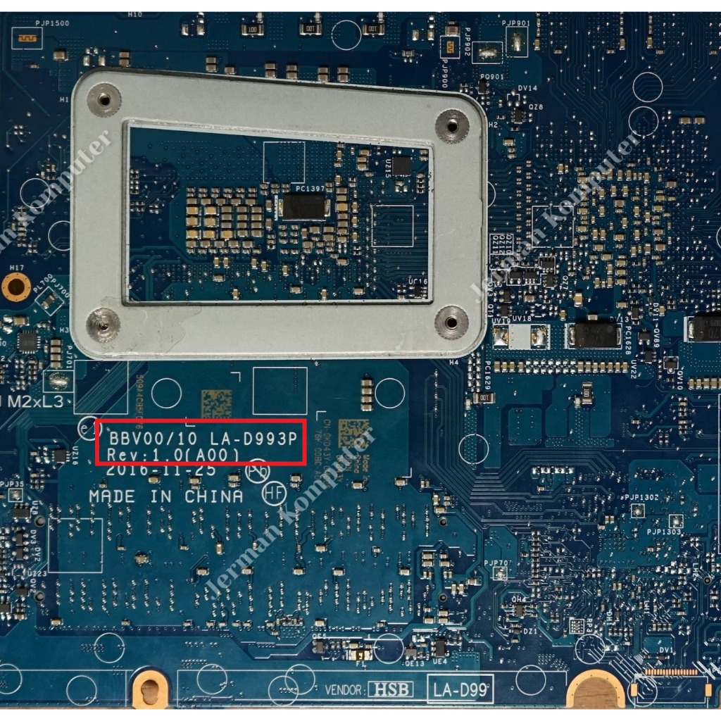 IC BIOS Dell Inspiron P65F BBV00/10 LA-D993P Rev 1.0(A00)