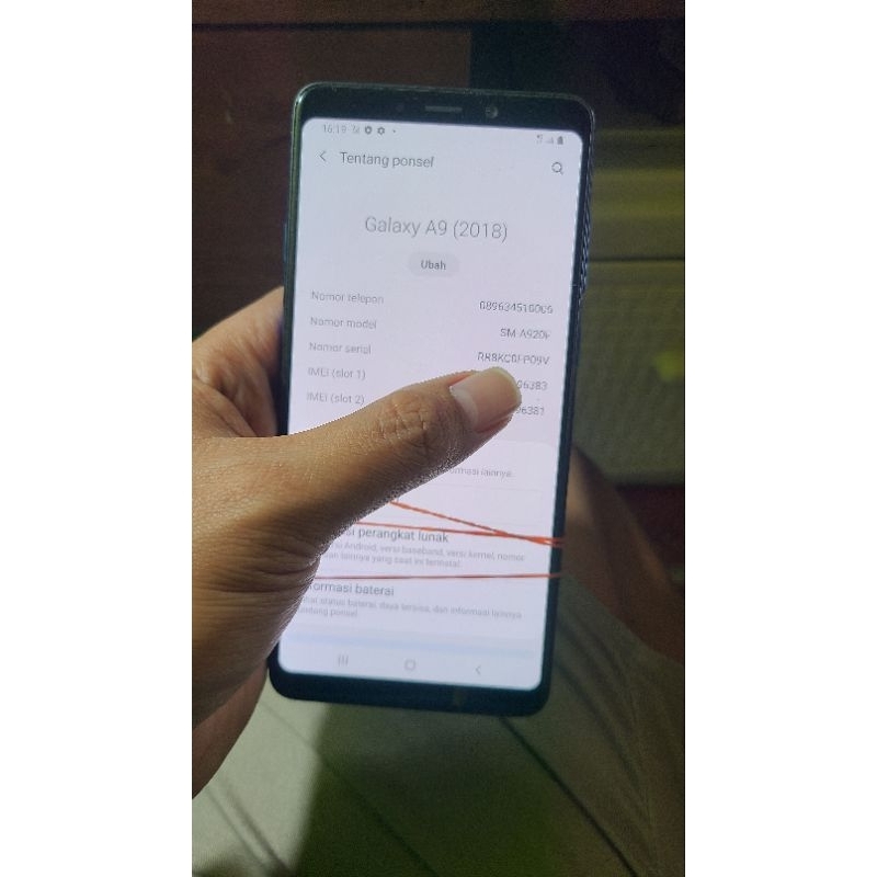 mesin Samsung a9 2018 mesin Samsung sm a920f