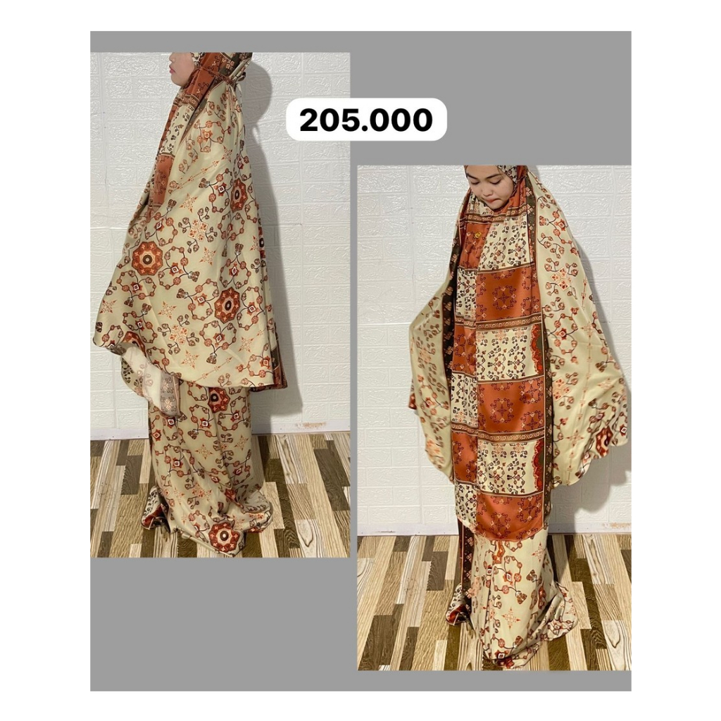 Mukena Dewasa Luxury 2IN1 Premium Motif Printing Mewah