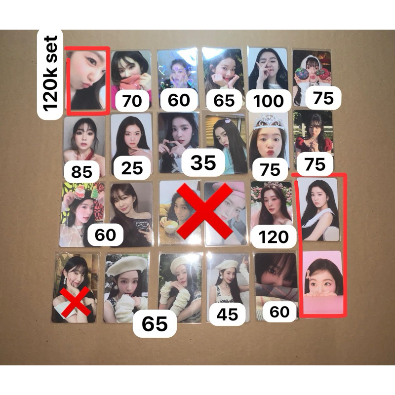 Photocard Irene Red Velvet