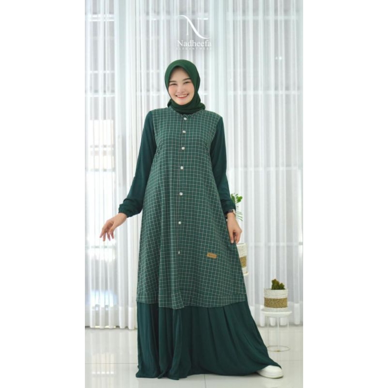 gamis twill uniqlo ori/nadheefa store ori/set couple nadheefa by tutik Z