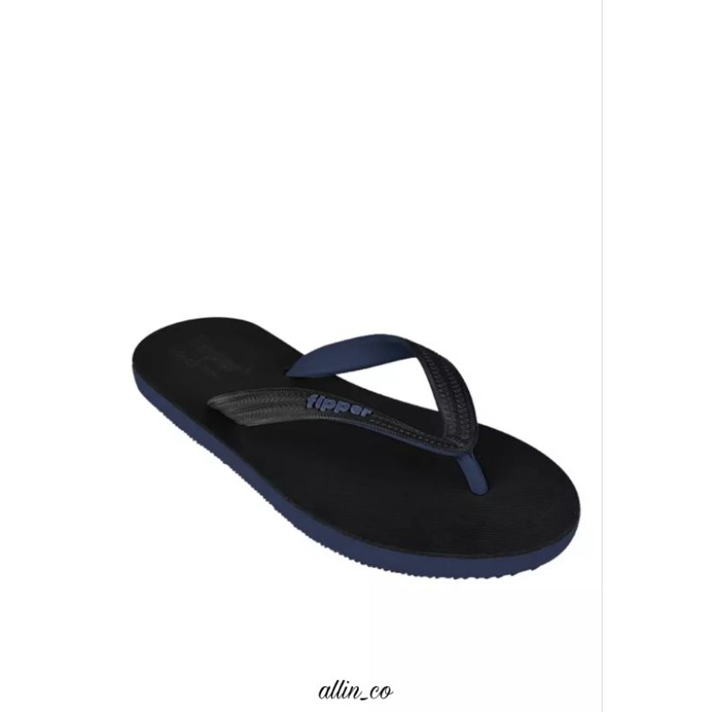 SANDAL FIPPER BLACK M - NAVY