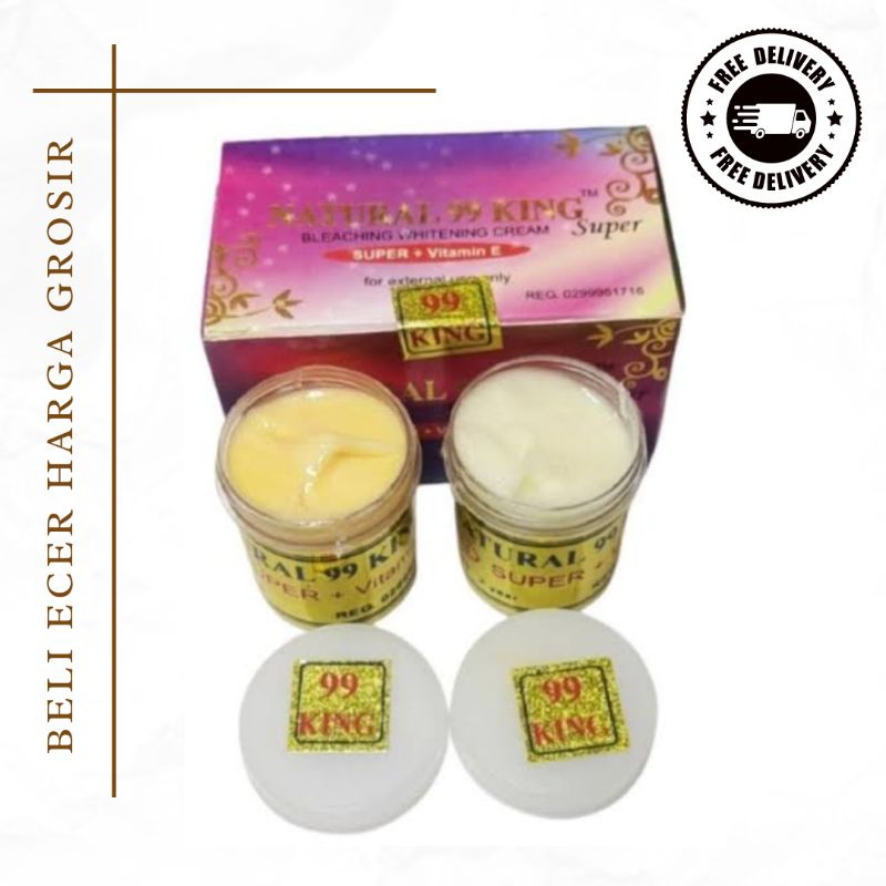 CREAM NATURAL 99 KING SUPER BLEACHING WHITENING