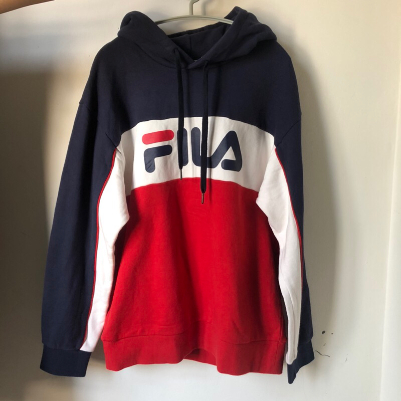 Sale Sweater Hoodie FILA Flamino Tricolor