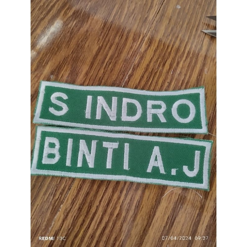 BORDIR NAMA DADA ANSOR