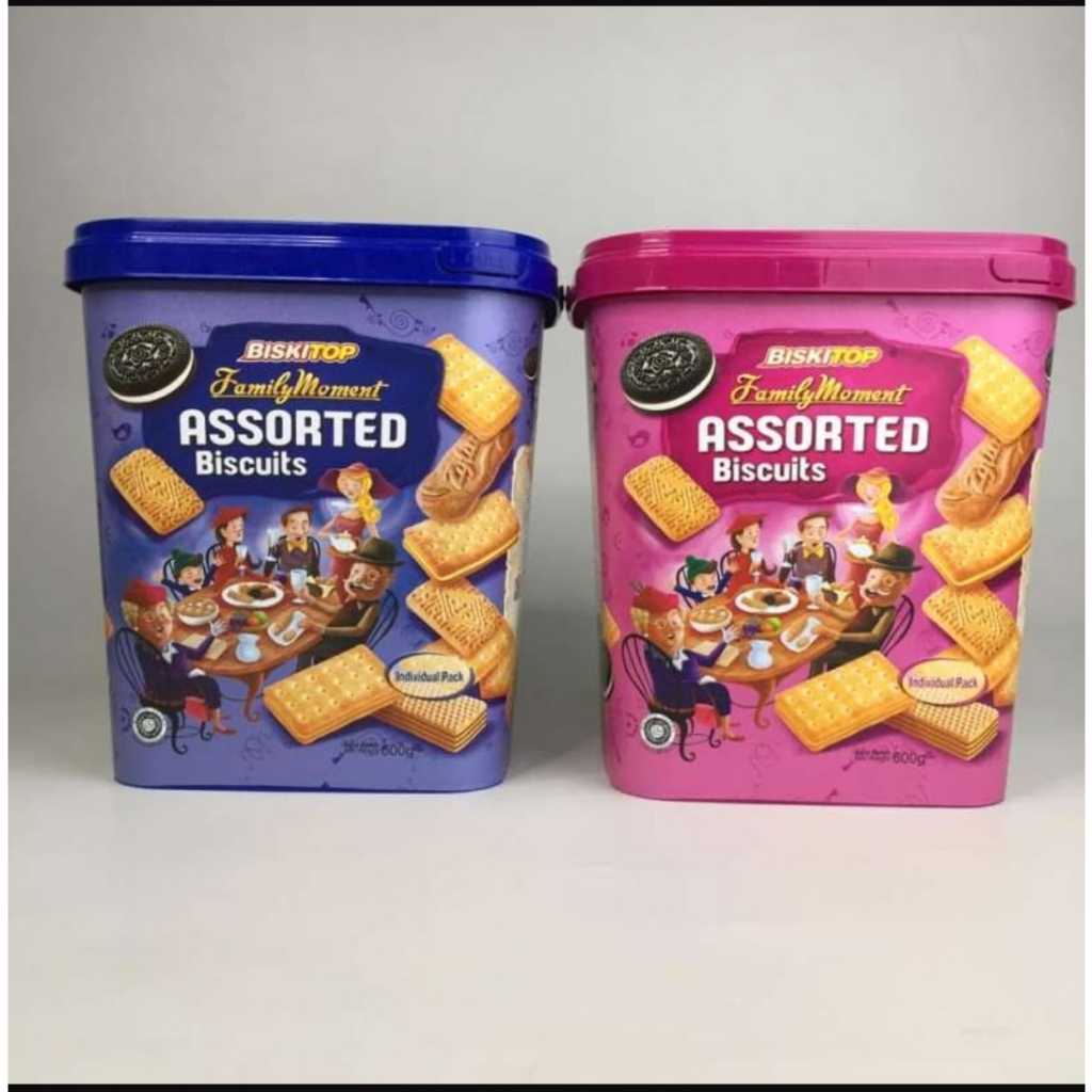 

Cod / Assorted biskuit aneka rasa 600 gram / Biskuit biskitop family moment assorted beraneka rasa 600 gram / Family moment 600 gram assorted biscuit wafer cream keluarga / Hampers lebaran / Gift lebaran / Cemilan keluarga / Grosir / Cemilan