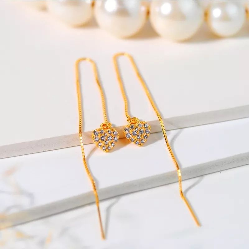 Anting Emas Slundupan Koncer Plat Waru Mata - Toko Emas Gadjah