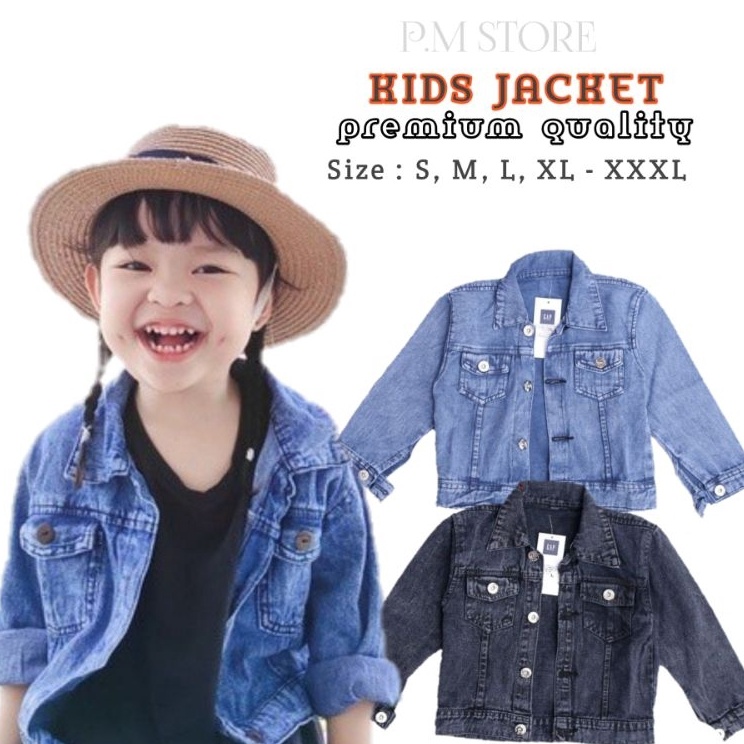 Sedang Diskon  Jaket Jeans Anak Perempuan 1  6 tahun  Jaket Anak Perempuan Soft Jeans Jaket Jeans An