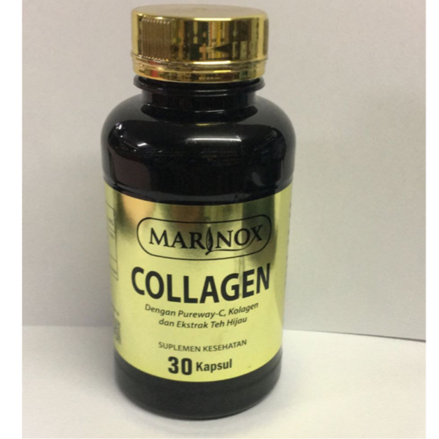 Marinox Collagen 30'S - Suplemen Kecantikan, Kolagen, Kesehatan Kulit, Rambut dan Kuku