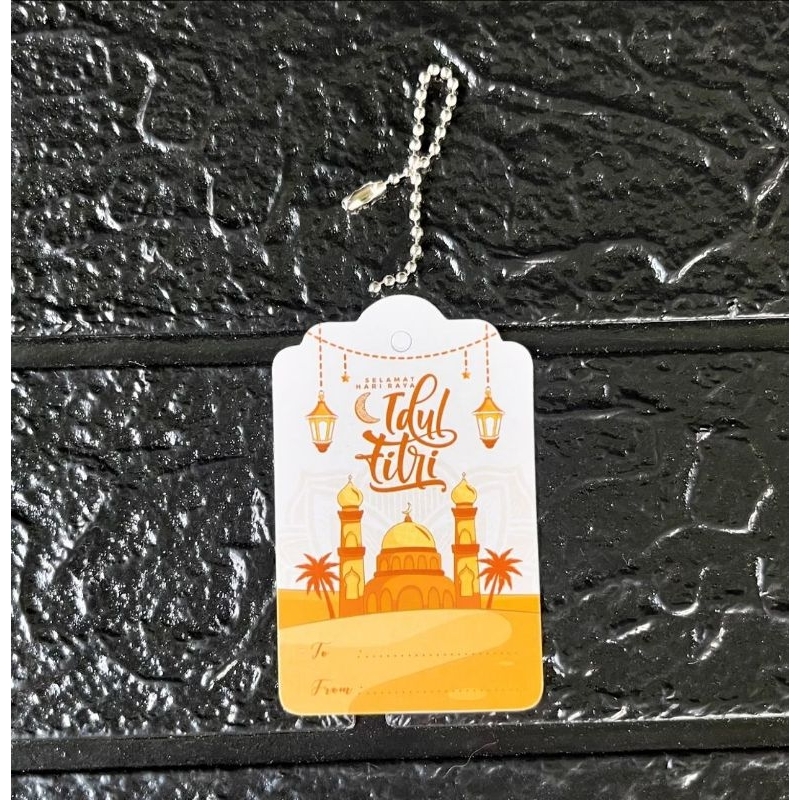 

Hang tag idul fitri tali rantai