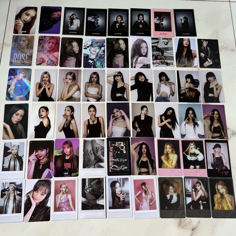 [READY] PHOTOCARD BLACKPINK ALBUM KILL THIS LOVE SQUARE UP THE ALBUM JENNIE ROSE BENEFIT KTOWN