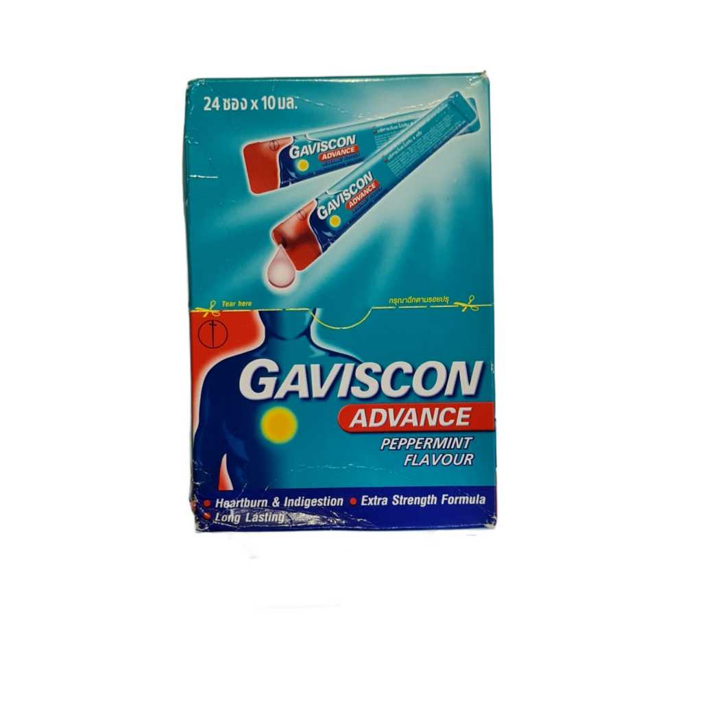 Gaviscon Advance sachets liquid 24x10 ml obat maag (1 Box isi 24 sachet )