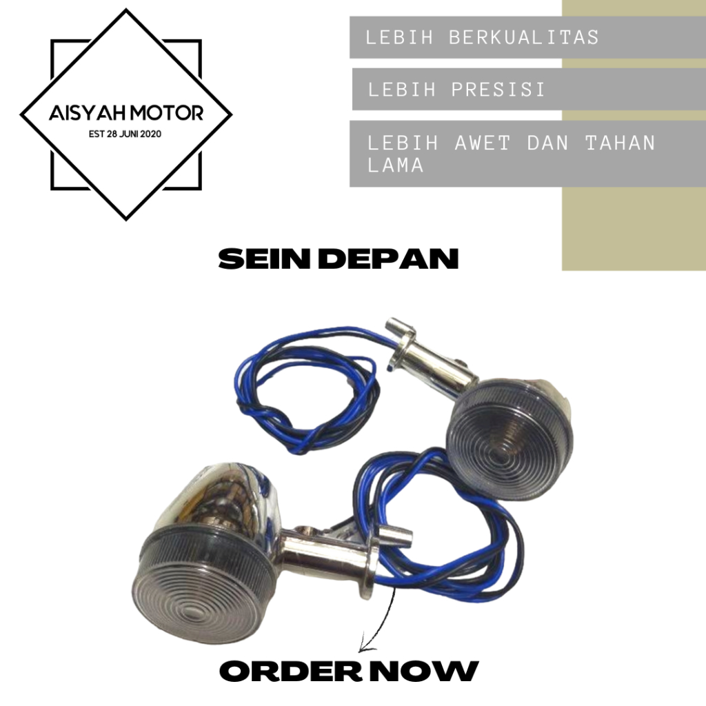 Reflektor Lampu Sen Depan Honda Scoopy Karbu Tahun 2010