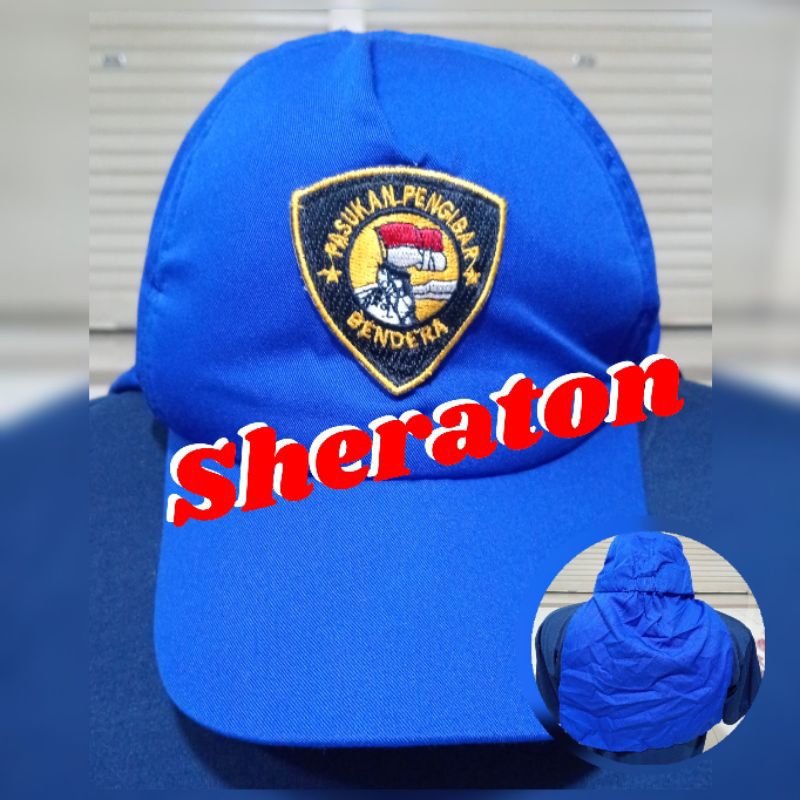 

topi jepang paskibra topi latihan paskibra warna biru