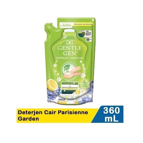 GENTLE GEN Deterjen Cair Konsentrat parisienne garden atau French Peony 360 ml
