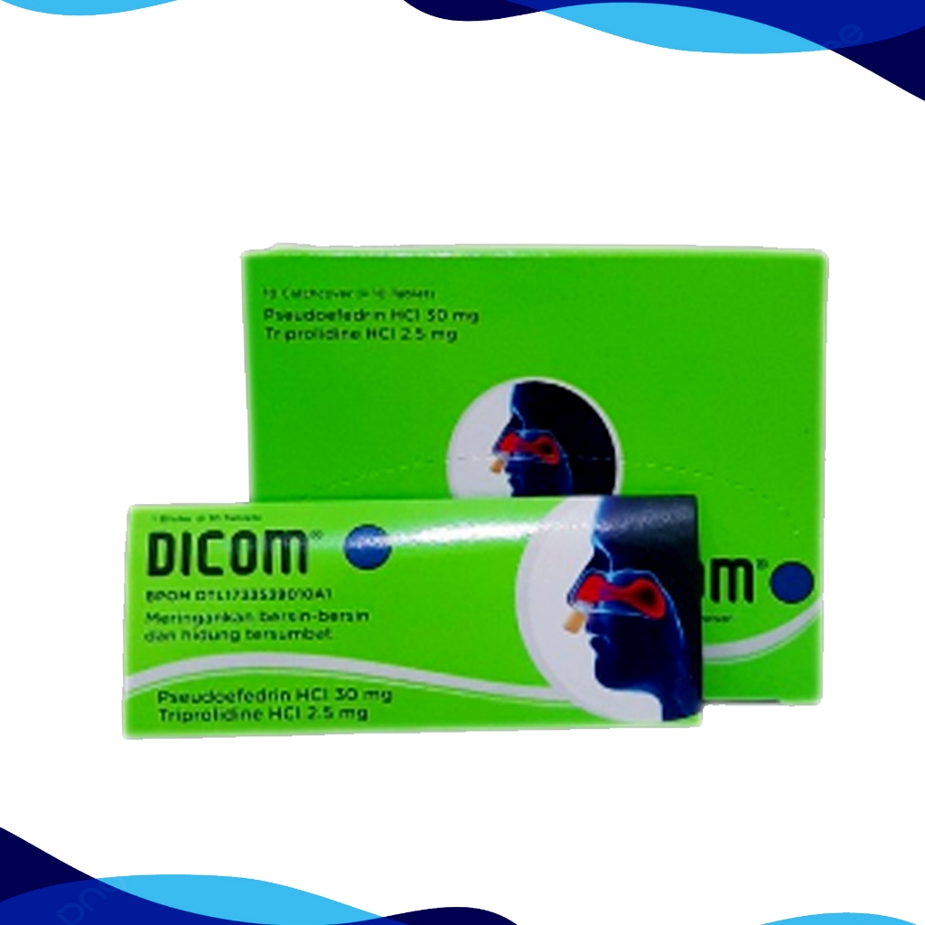 Grosir Dicom Box Obat Meringankan Pilek Alergi