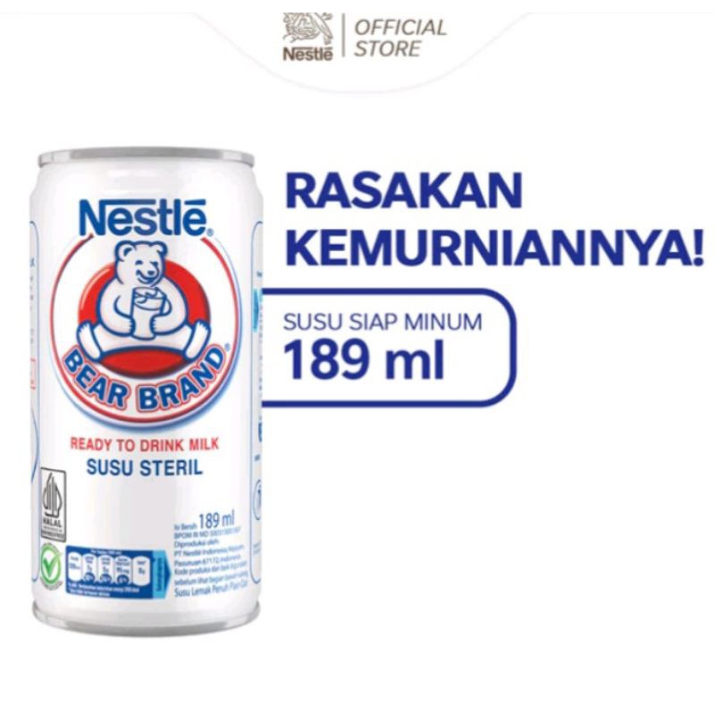

BEAR BRAND SUSU BERUANG 189ML