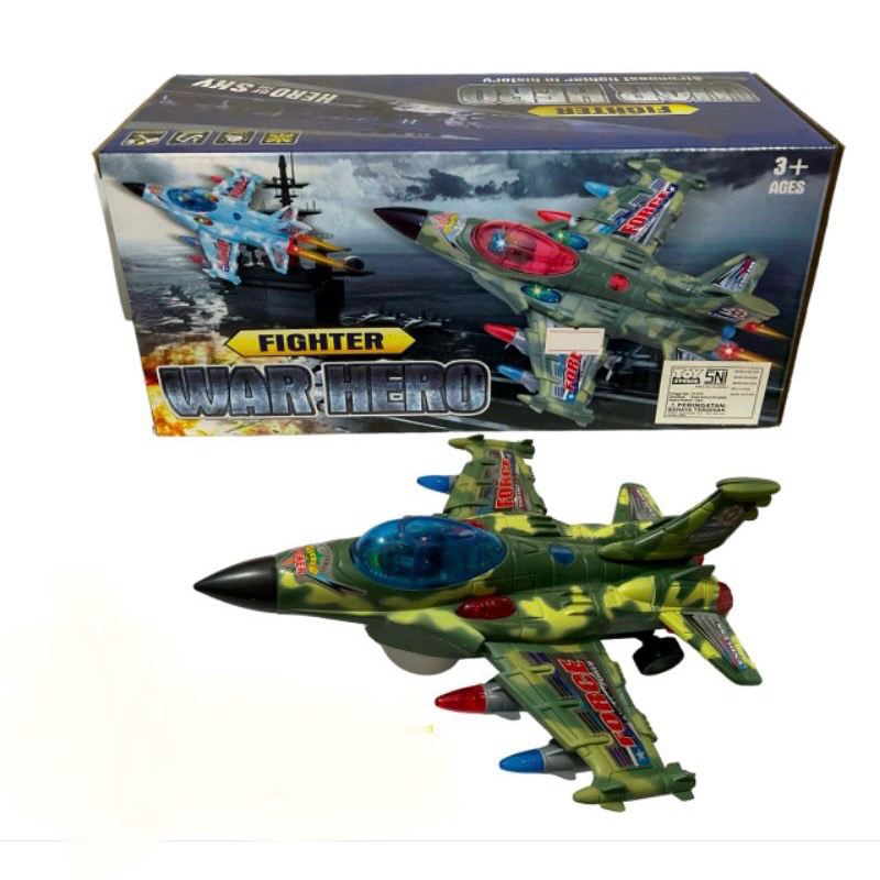 Pesawat Jett Mainan Anak Pesawat Tempur Army tentara