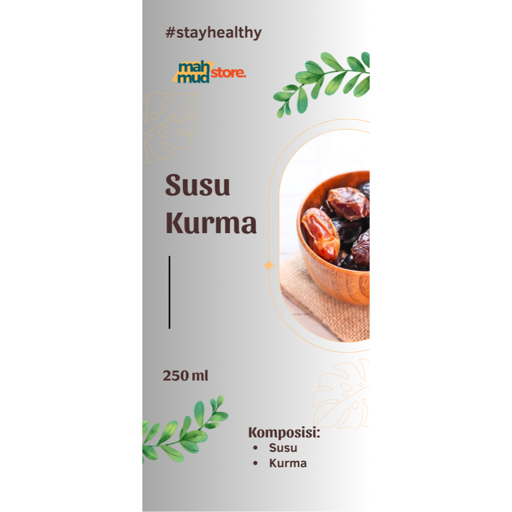 

Susu Kurma Original Home Made Kaya Manfaat 250 ML