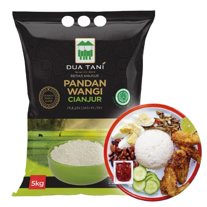 

Beras Pandan Wangi Cianjur 5kg Pulen dan wangi