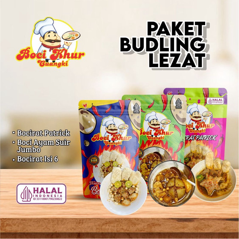 

Boci Khurcuangki - Paket Bundling Lezat ( Petrik,Isi 6,Suir )