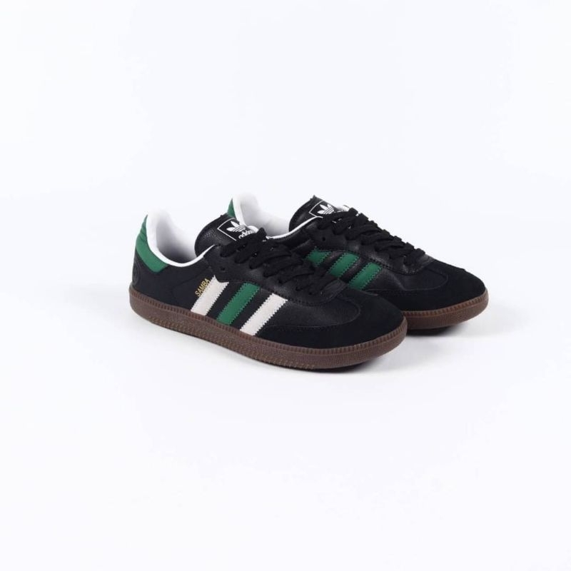 Adidas Samba Vegan Black Green 100% Original