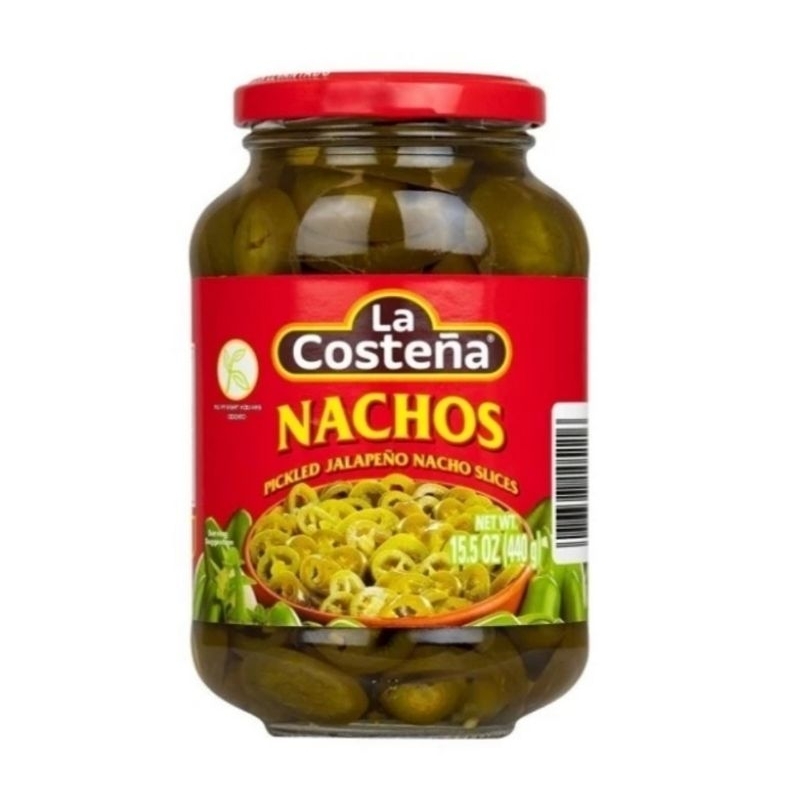 

La Costena Jalapeno Nacho Slice Pickles Nachos Acar 440g Lacostena Pickled Jalapenos Peppers