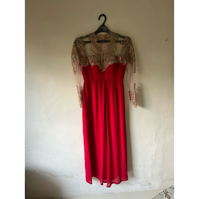 preloved dress brokat dress renda
