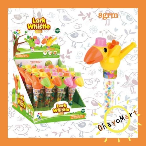 

JUQI lark whistle candy / Mainan peluit anak lucu isi permen 8grm