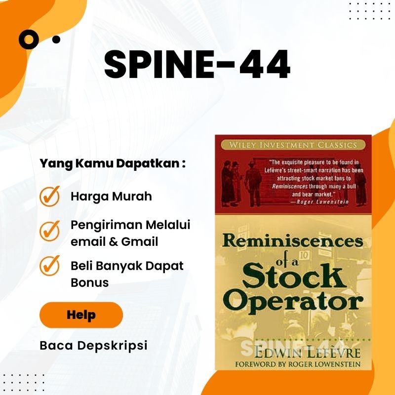 

Reminiscences of a stock operator Bahasa Inggris